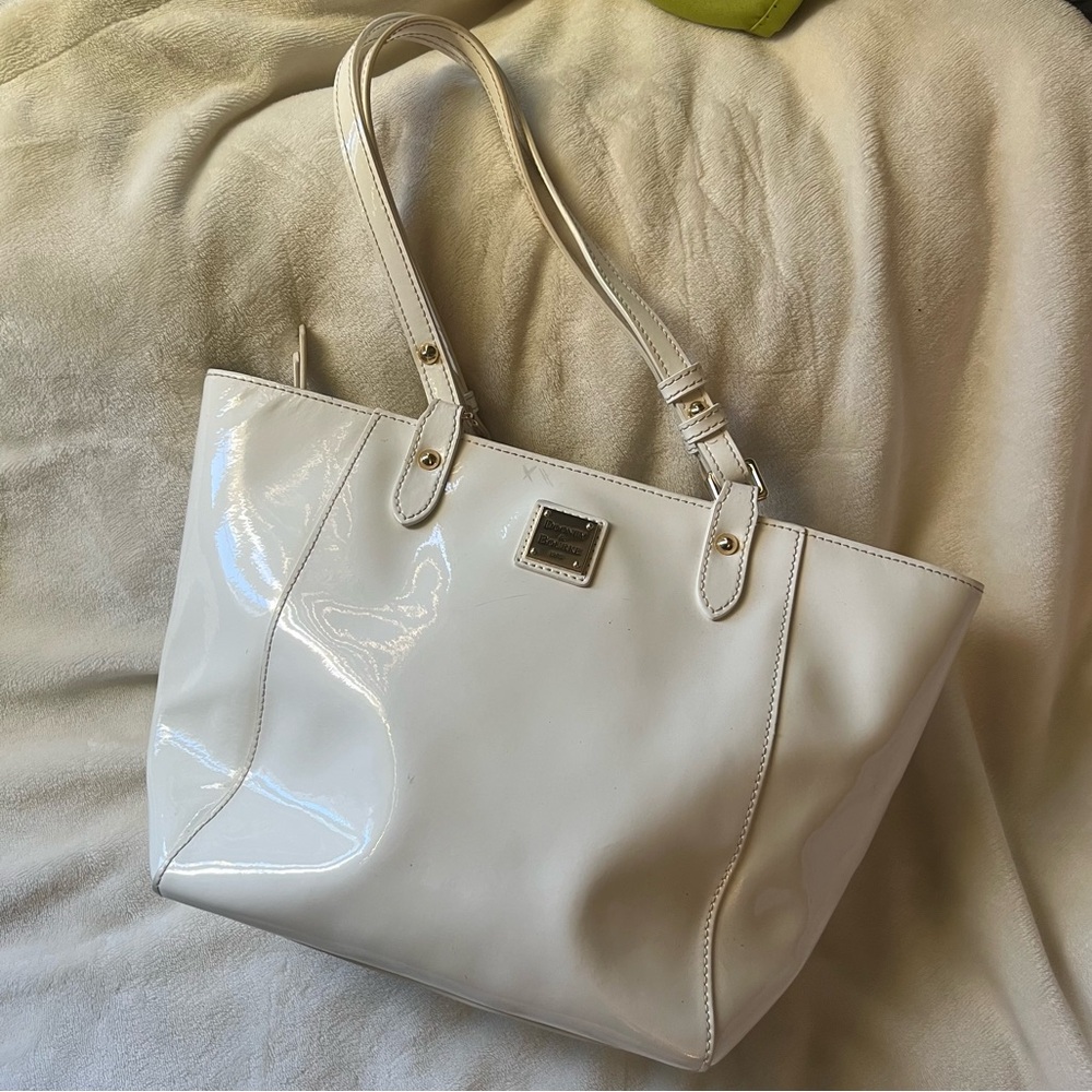 Dooney and Bourke Patent Leather Tote Bag
